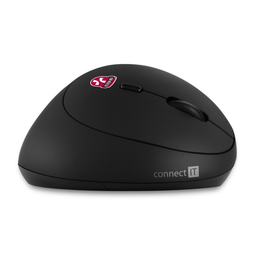 CONNECT IT CMO-2600-BK - Ergonomiska bezvadu pele 800/1200/1600 DPI 1xAA melna