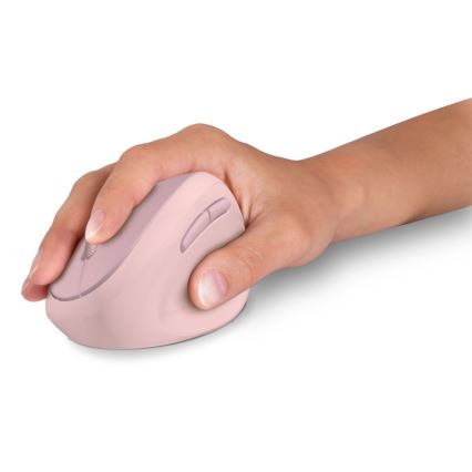 CONNECT IT CMO-2600-PK - ergonomiska bezvadu pele 800/1200/1600 DPI 1xAA rozā
