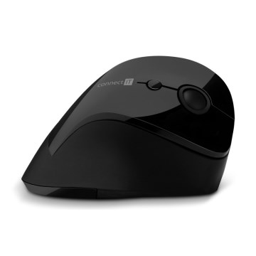 CONNECT IT CMO-2700-BK - Ergonomiska bezvadu pele 800/1200/1600 DPI 1xAA melna
