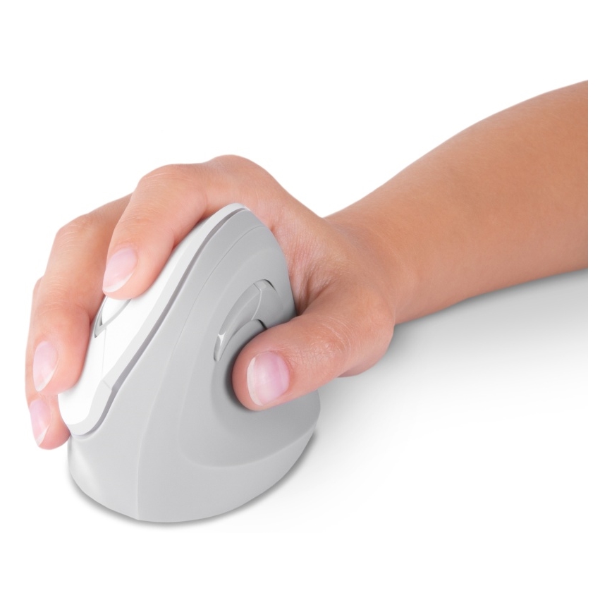 CONNECT IT CMO-2700-WH - Ergonomiska bezvadu pele 800/1200/1600 DPI 1xAA balta