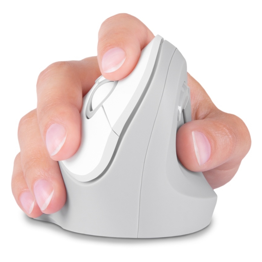 CONNECT IT CMO-2700-WH - Ergonomiska bezvadu pele 800/1200/1600 DPI 1xAA balta