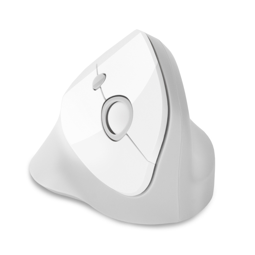 CONNECT IT CMO-2700-WH - Ergonomiska bezvadu pele 800/1200/1600 DPI 1xAA balta