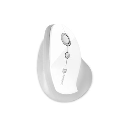 CONNECT IT CMO-2700-WH - Ergonomiska bezvadu pele 800/1200/1600 DPI 1xAA balta