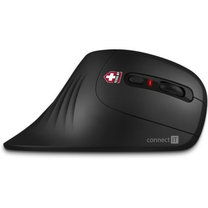 CONNECT IT CMO-2900-BK - Ergonomiska bezvadu pele 800/1200/1600 DPI 1xAA melna
