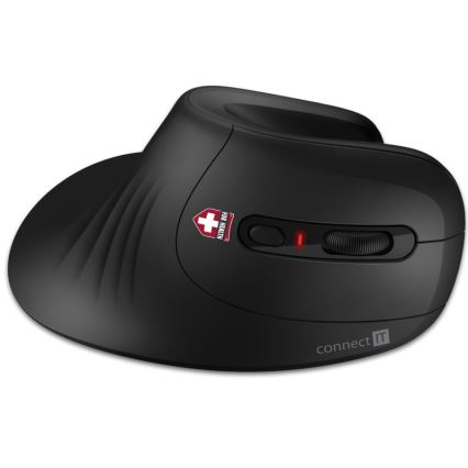 CONNECT IT CMO-2900-BK - Ergonomiska bezvadu pele 800/1200/1600 DPI 1xAA melna