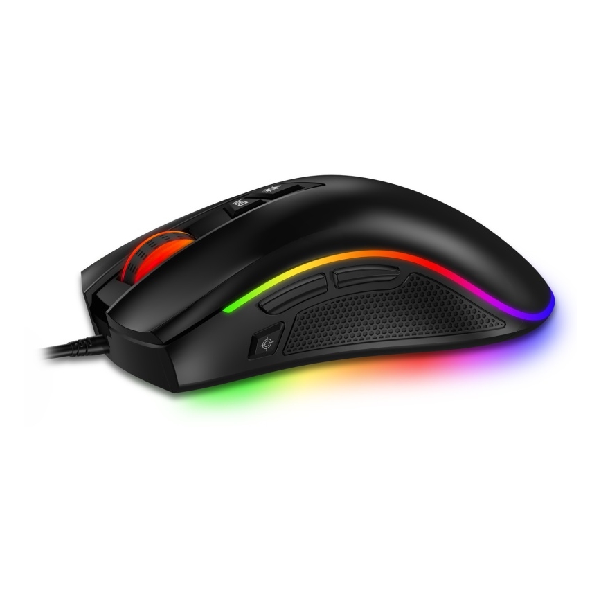 CONNECT IT CMO-3591-BK - LED RGB Vadu spēļu pele 500-7200 DPI melna