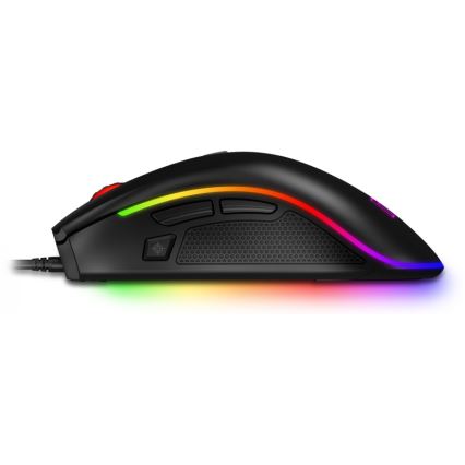 CONNECT IT CMO-3591-BK - LED RGB Vadu spēļu pele 500-7200 DPI melna
