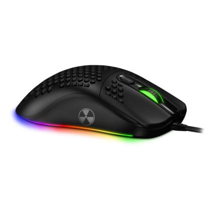 CONNECT IT CMO-5511-BK - LED RGB Vadu spēļu pele 200-12800 DPI melna