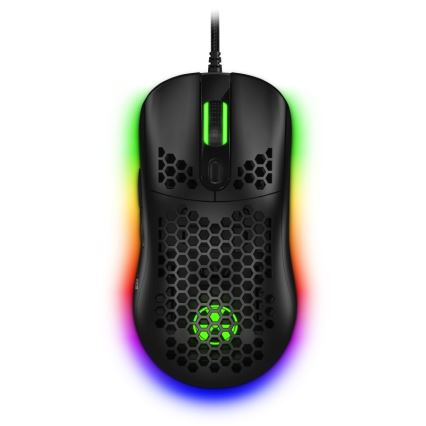 CONNECT IT CMO-5511-BK - LED RGB Vadu spēļu pele 200-12800 DPI melna