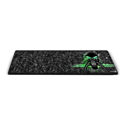 CONNECT IT CMP-1110-LG - Paliktnis tastatūrai un peles paliktnis 88,6x24,5 cm melns/zaļš