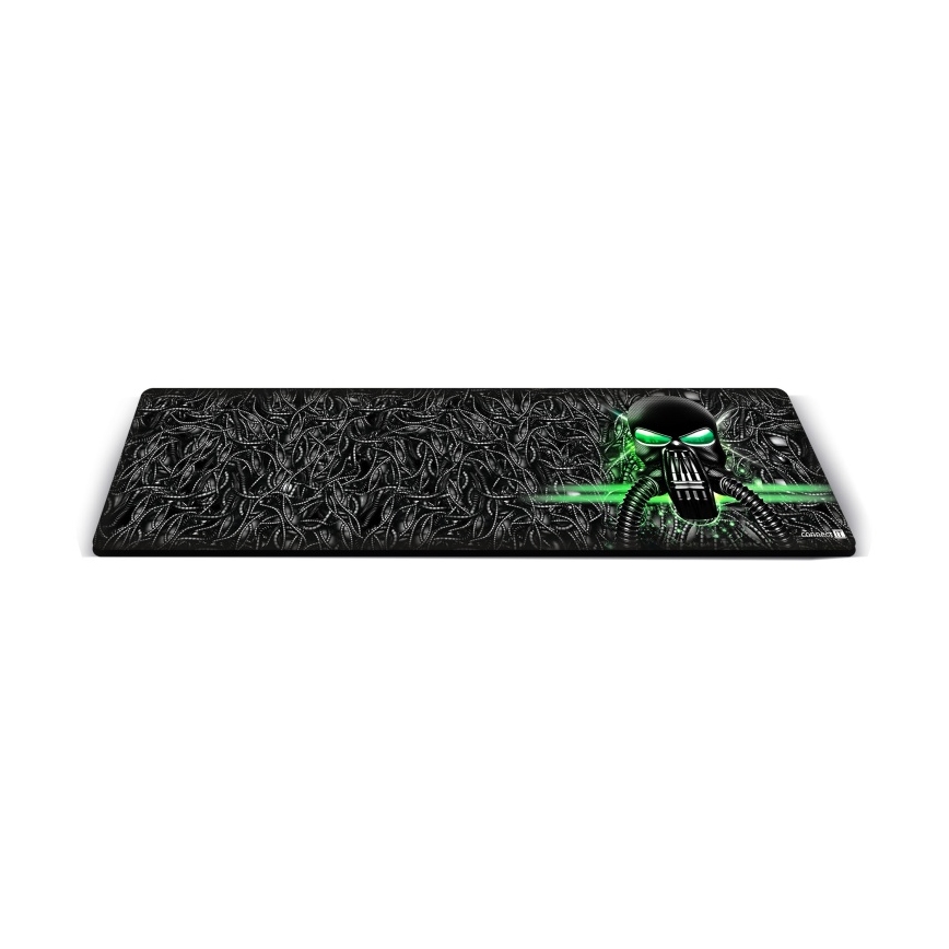 CONNECT IT CMP-1110-LG - Paliktnis tastatūrai un peles paliktnis 88,6x24,5 cm melns/zaļš