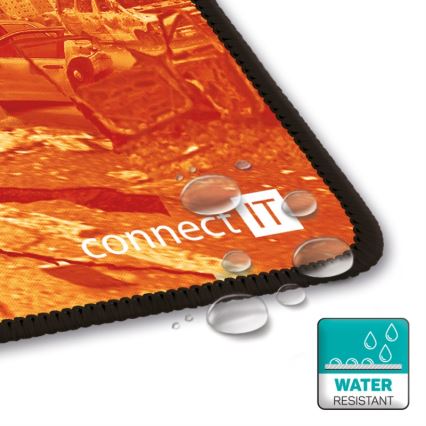 CONNECT IT CMP-1140-LG - Paliktnis tastatūrai un pele 88,6x24,5 cm oranža