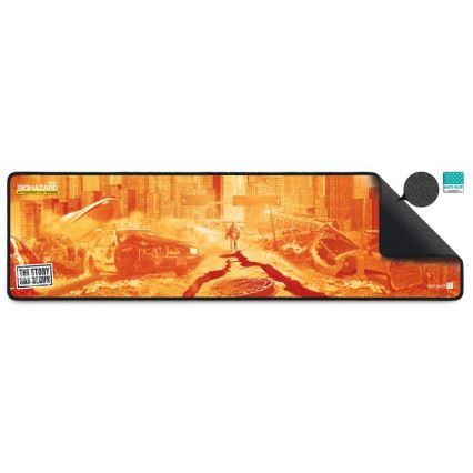 CONNECT IT CMP-1140-LG - Paliktnis tastatūrai un pele 88,6x24,5 cm oranža