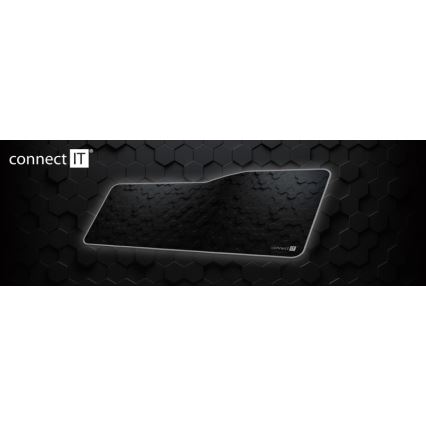 CONNECT IT CMP-2000-XL - Paliktnis tastatūrai un pele 79,5x34,5 cm melna