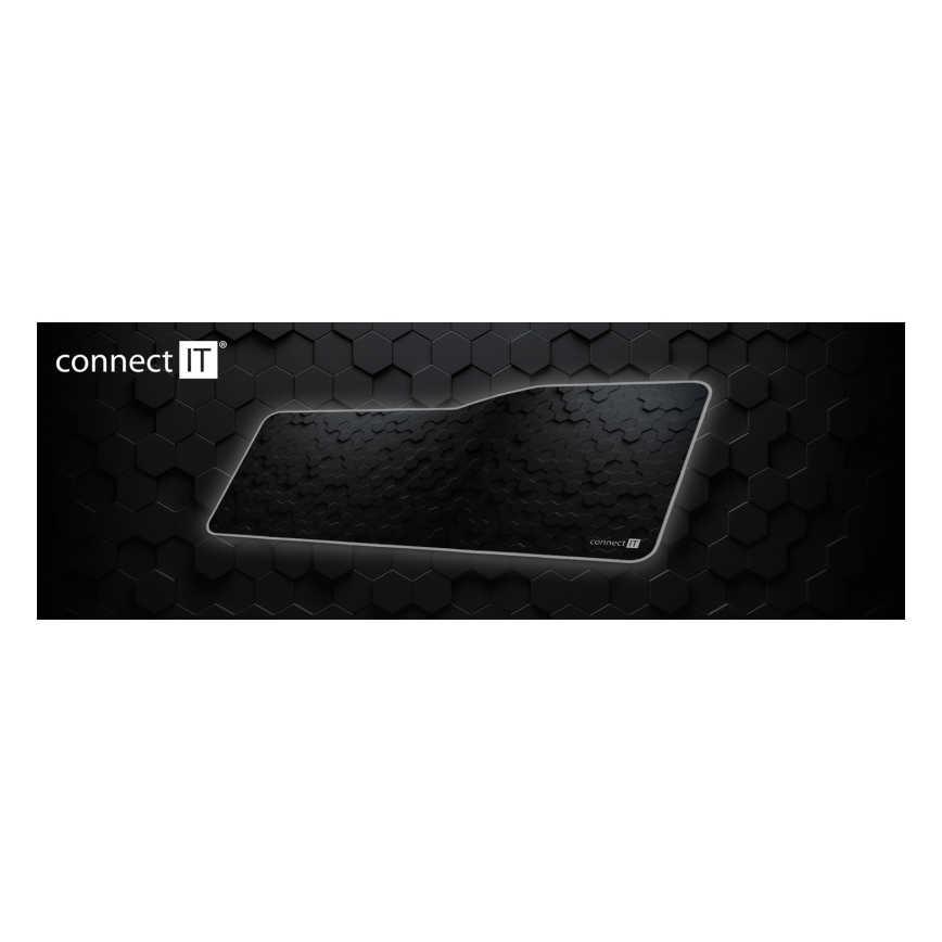 CONNECT IT CMP-2000-XL - Paliktnis tastatūrai un pele 79,5x34,5 cm melna