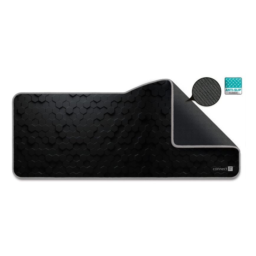 CONNECT IT CMP-2000-XL - Paliktnis tastatūrai un pele 79,5x34,5 cm melna