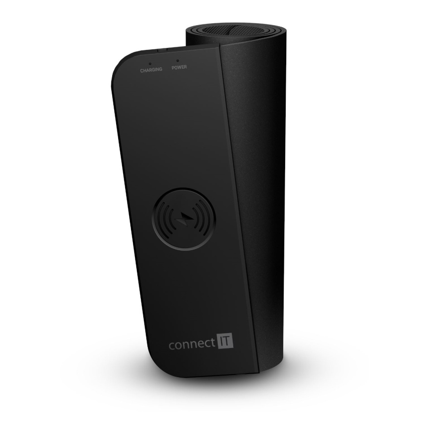 CONNECT IT CMP-2500-LG - Paliktnis tastatūrai un pele ar Qi bezvadu uzlāde 80x30 cm melna