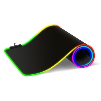 CONNECT IT CMP-3100-LG - LED RGB Spēļu tastatūra un peles paliktnis 80x30 cm melna