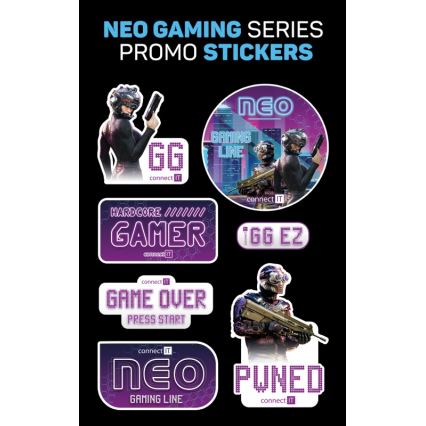 CONNECT IT CMP-3100-SM - LED RGB Gaming peles paliktnis 32x24,5 cm melna