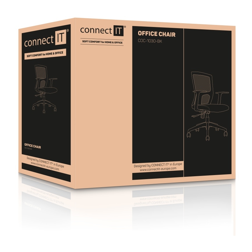 CONNECT IT COC-1030-BK - Biroja krēsls ForHealth BetaPro melna