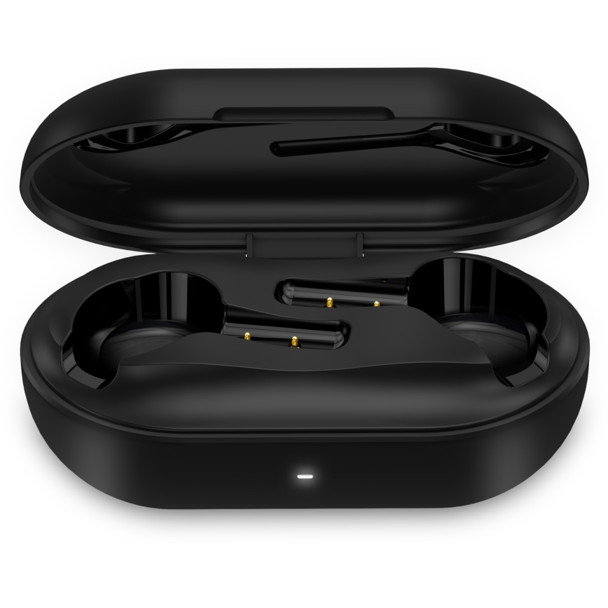 CONNECT IT HEP-5300-BK - Bezvadu austiņas ar mikrofonu 300 mAh melna