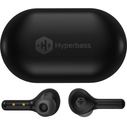 CONNECT IT HEP-5300-BK - Bezvadu austiņas ar mikrofonu 300 mAh melna