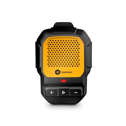 CONNECT IT HSP-1010-BK - Bezvadu skaļrunis ar mikrofonu ClipBEAT 2W/5V 560 mAh IPX7 melns/dzeltens