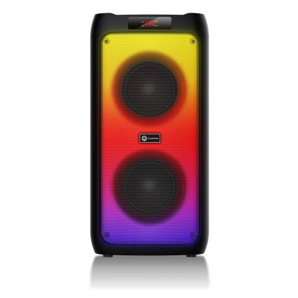 CONNECT IT HSP-3050-BK - LED Bezvadu skaļrunis ar mikrofonu 60W/5V 4500 mAh melna + tālvadības pults