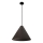 CONO pakaramā lampa uz troses 1xE27/40W/230V ar ebenes finieri