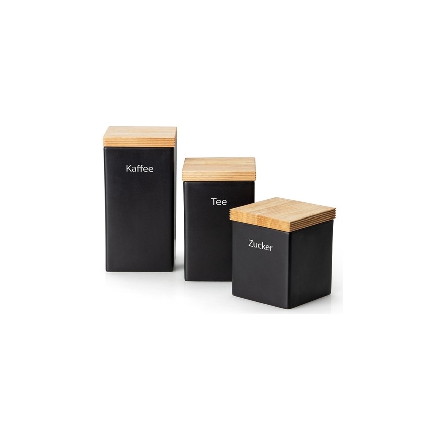 Continenta C3714 - Keramikas pārtikas kārba ar vāku 10x10x20,5 cm