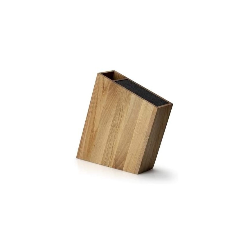 Continenta C4151 - Nažu statīvs ar elastīgu ieliktni un nodalījumu 31x8x24,5 cm ozolkoks
