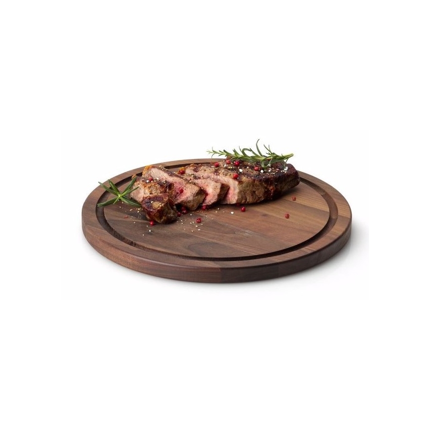 Continenta C4205 - Dēlītis steiku pasniegšanai d. 28 cm riekstkoks