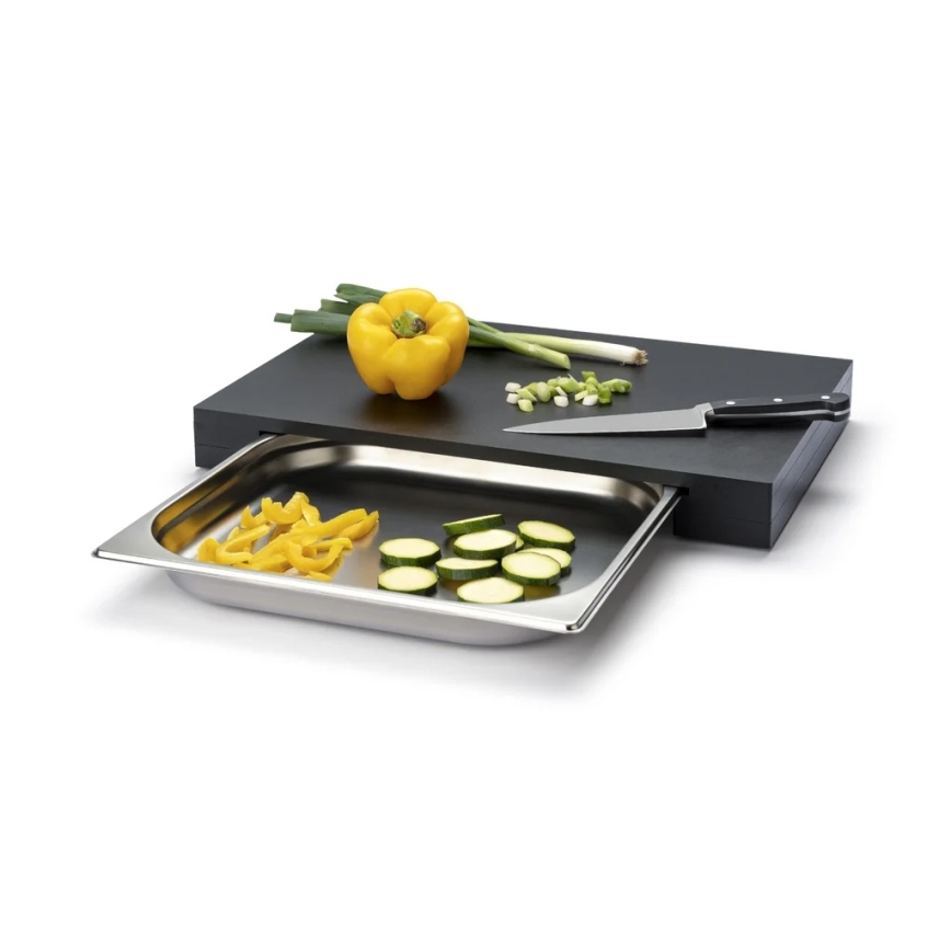 Continenta C5327 - komplekts: virtuves dēlītis 48x32,5 cm + 1x Duracore bļoda