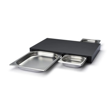 Continenta C5328 - komplekts: virtuves griešanas dēlis 49,5x32,5 cm + 3x duracore bļodas