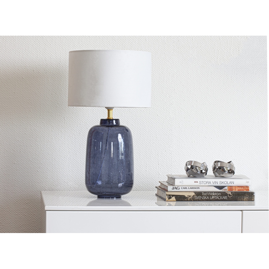 Cottex - Galda lampa BLAKE 1xE27/8W/230V, zila