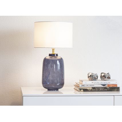 Cottex - Galda lampa BLAKE 1xE27/8W/230V, zila