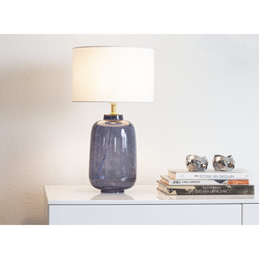 Cottex - Galda lampa BLAKE 1xE27/8W/230V, zila