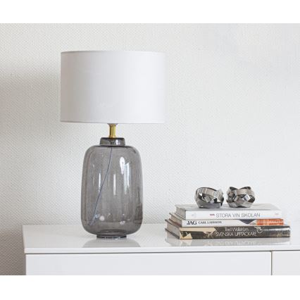 Cottex - Galda lampa BLAKE 1xE27/8W/230V pelēka