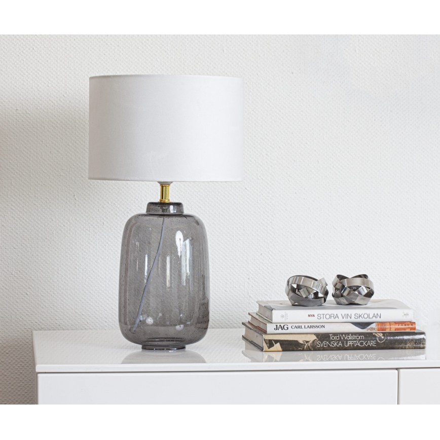 Cottex - Galda lampa BLAKE 1xE27/8W/230V pelēka