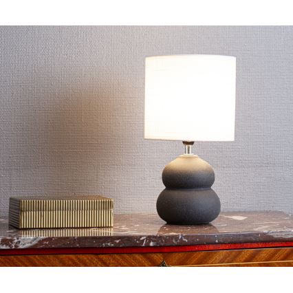 Cottex - Galda lampa LUCIE 1xE14/8W/230V pelēka