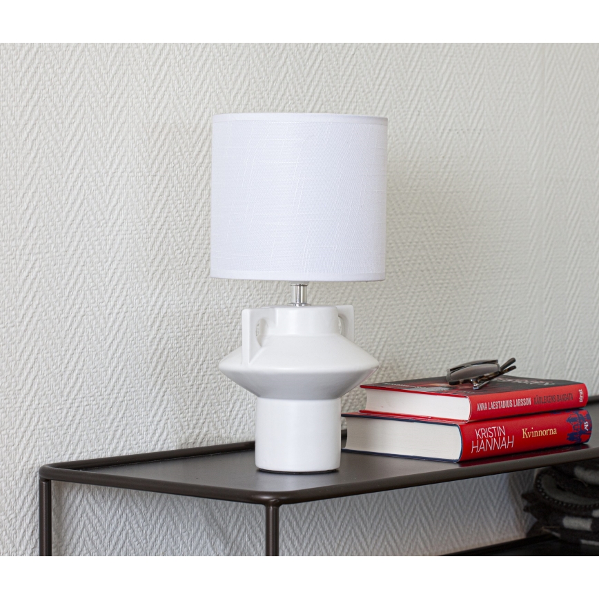 Cottex - Galda lampa MATEO 1xE14/8W/230V balta