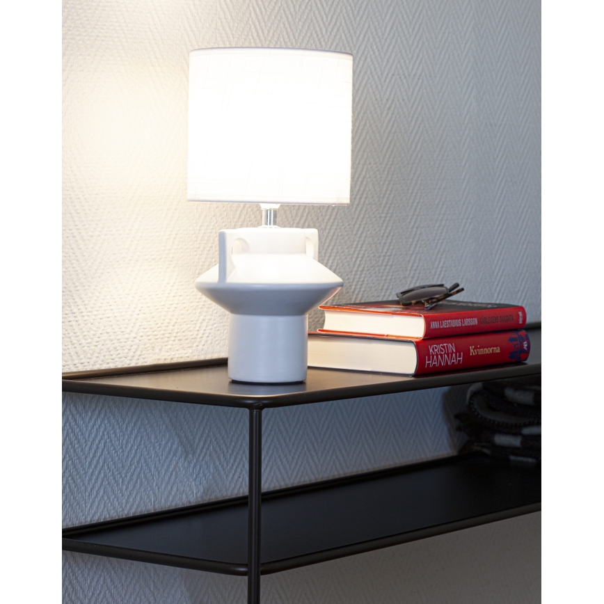 Cottex - Galda lampa MATEO 1xE14/8W/230V balta