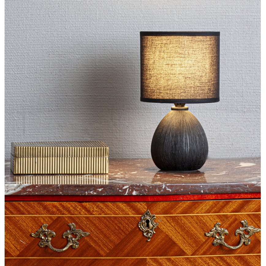 Cottex - galda lampa MADISON 1xE14/8W/230V melna