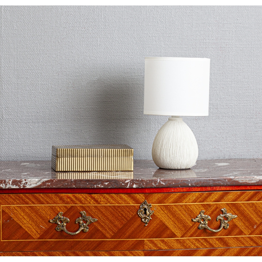 Cottex - Galda lampa MADISON 1xE14/8W/230V krēmkrāsaina