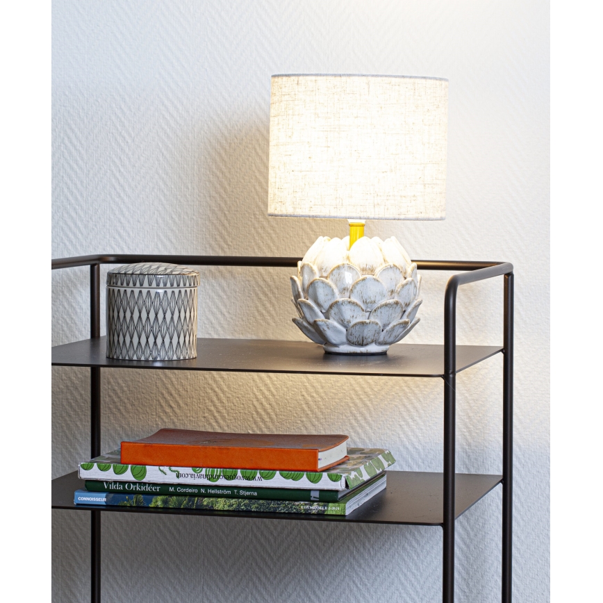 Cottex - Galda lampa ROSANNA 1xE14/8W/230V krēmkrāsaina