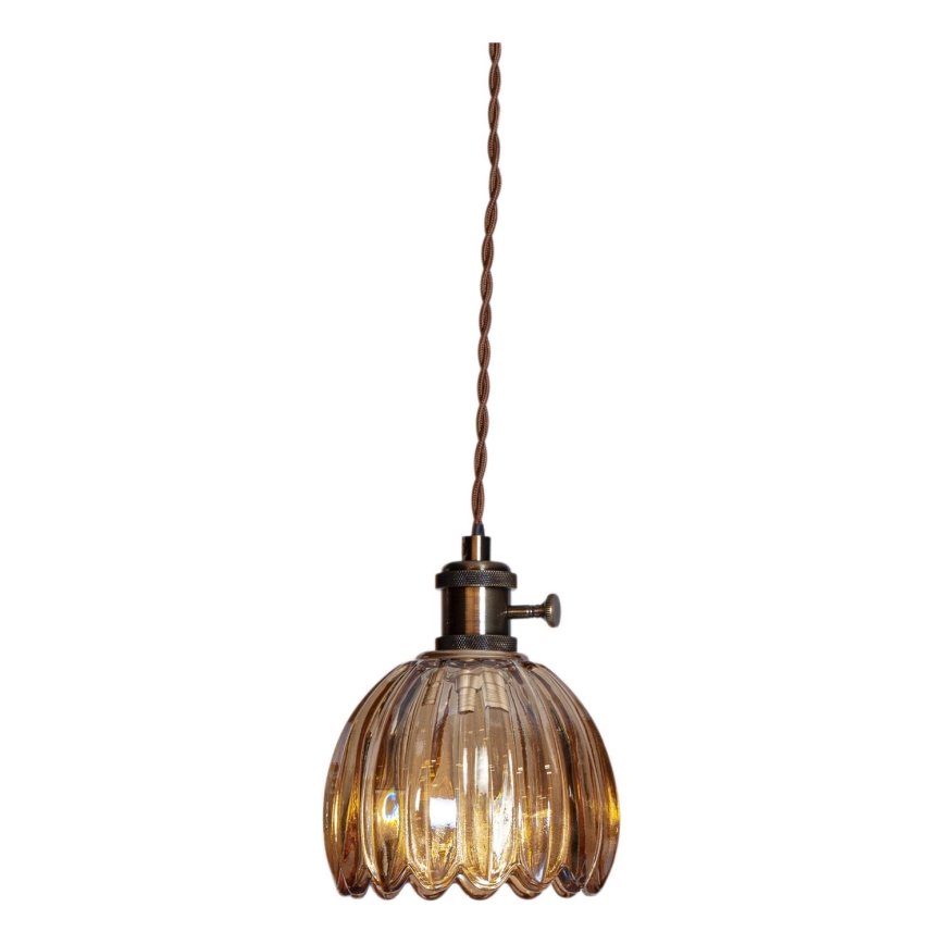 Cottex - Pakaramā lampa ar vadu, pievienojama kontaktligzdai NORA 1xE14/5W/230V brūna