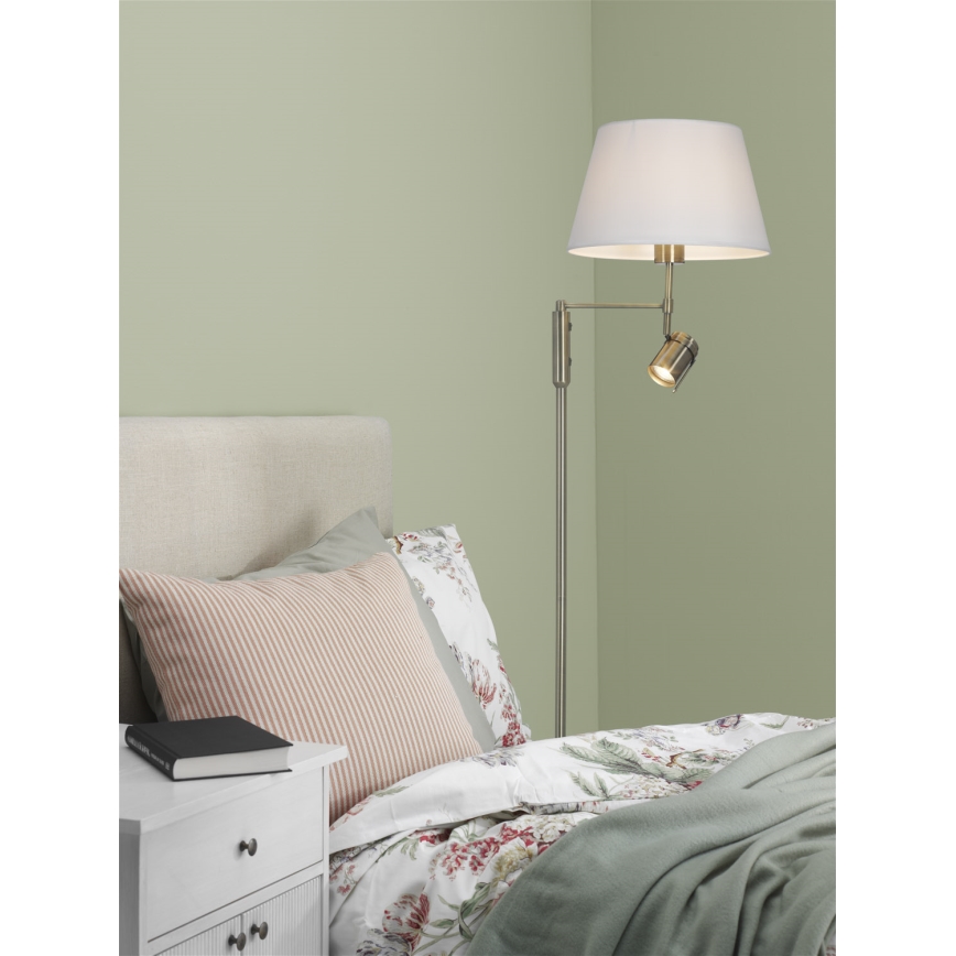 Cottex - Grīdas lampa LIBRA 1xE27/60W/230V + GU10/40W