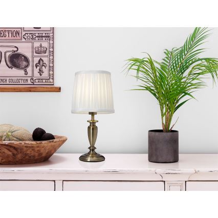 Cottex - Galda lampa INEB 1xE14/40W/230V bronzas krāsas