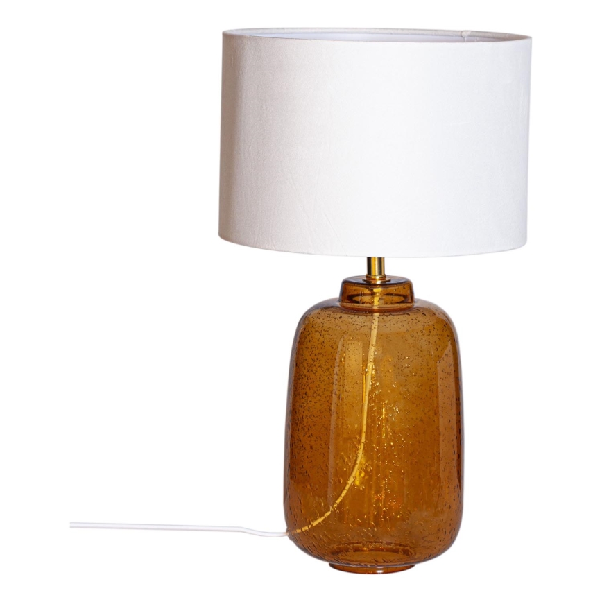 Cottex - galda lampa BLAKE 1xE27/8W/230V brūna