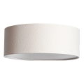 Cottex - Griestu lampa ABBIE 2xE27/8W/230V Ø 38 cm krēmkrāsaina